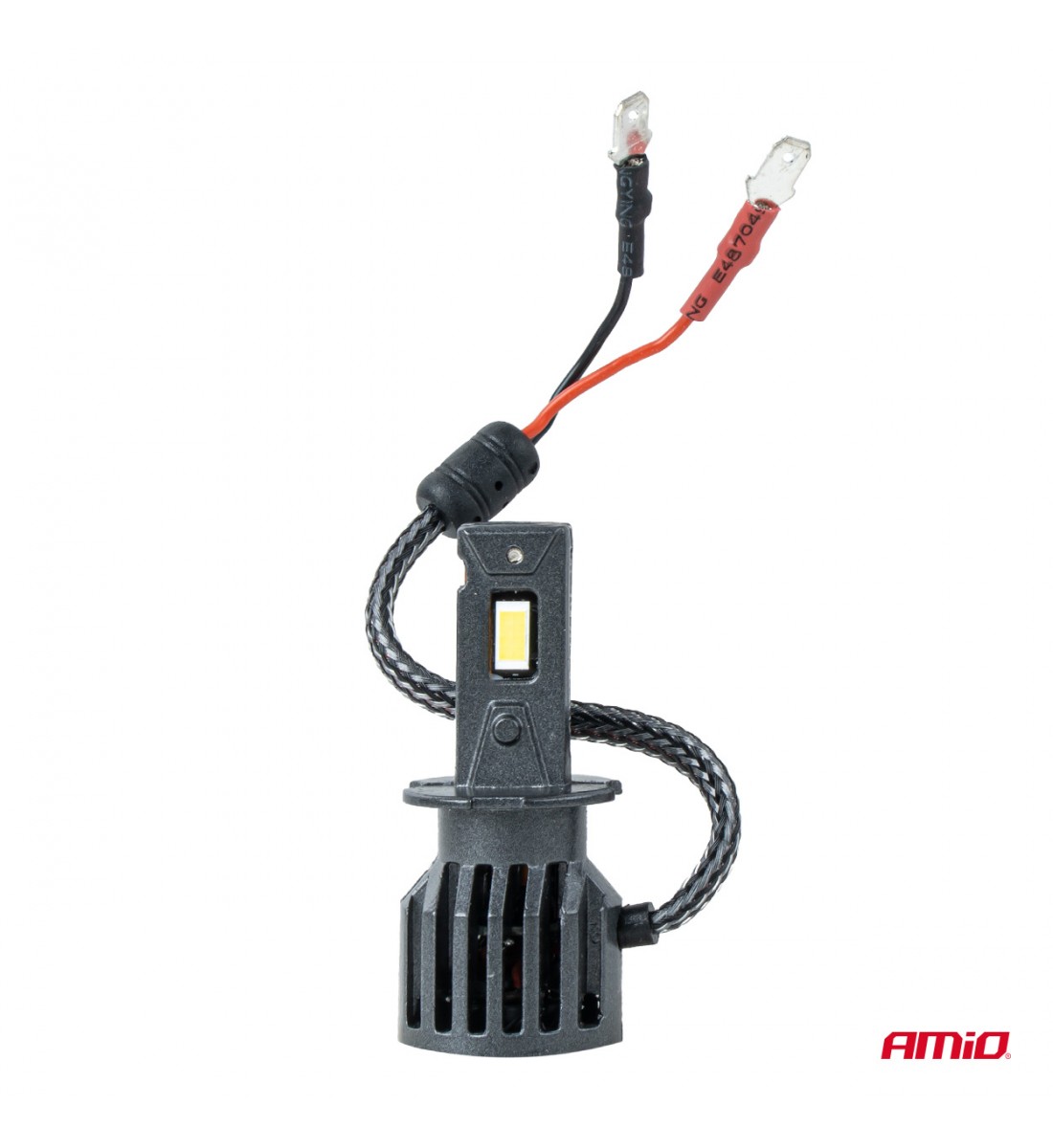 Becuri auto LED F25 ARGINTII CANBUS 52W H3 12V 24V AMIO-04702