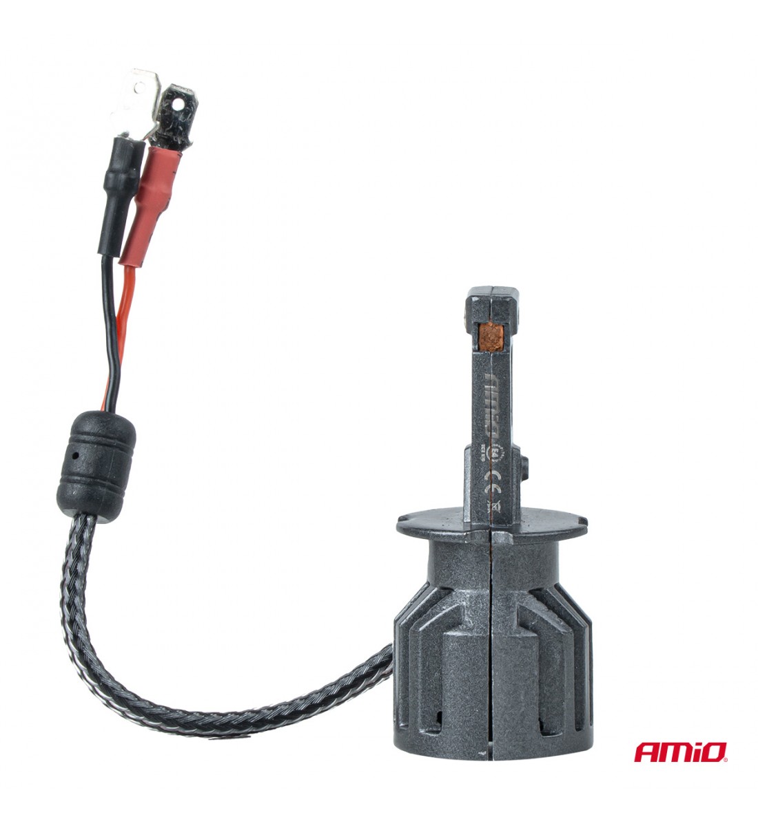 Becuri auto LED F25 ARGINTII CANBUS 52W H3 12V 24V AMIO-04702