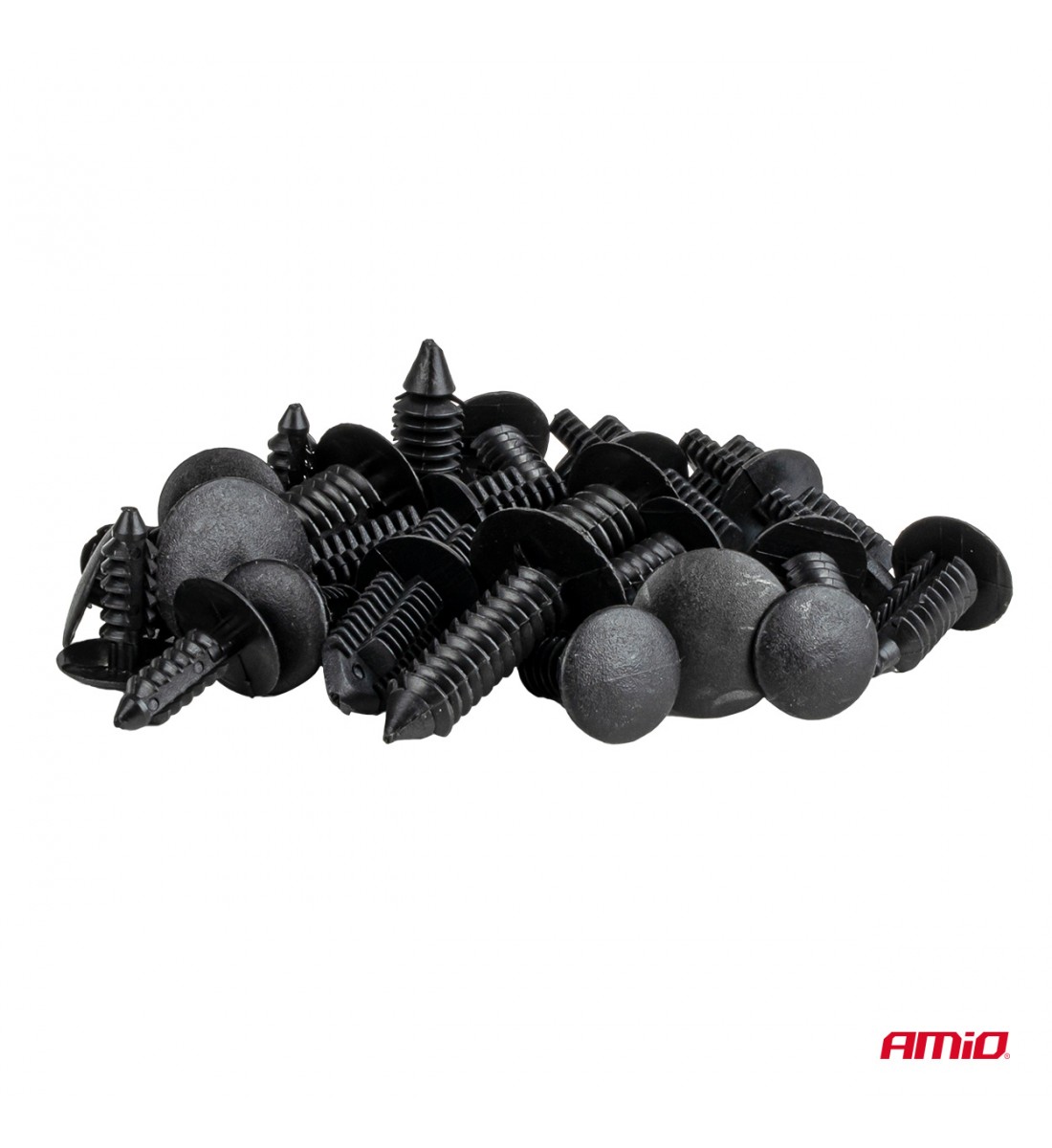 Set de cleme și știfturi auto mici 146 buc AMIO-04735