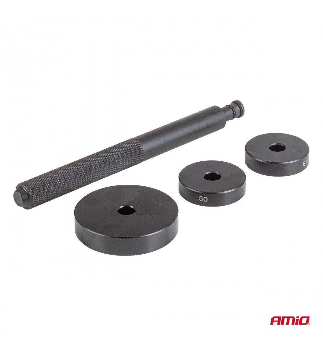 Trusă de scule pentru montarea și demontarea bucșelor și garniturilor de lagăr, 52 de bucăți,