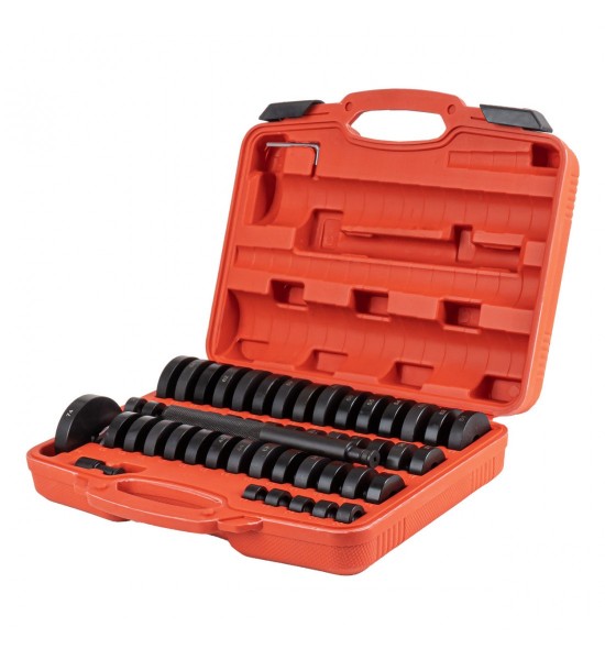 Trusă de scule pentru montarea și demontarea bucșelor și garniturilor de lagăr, 52 de bucăți, 