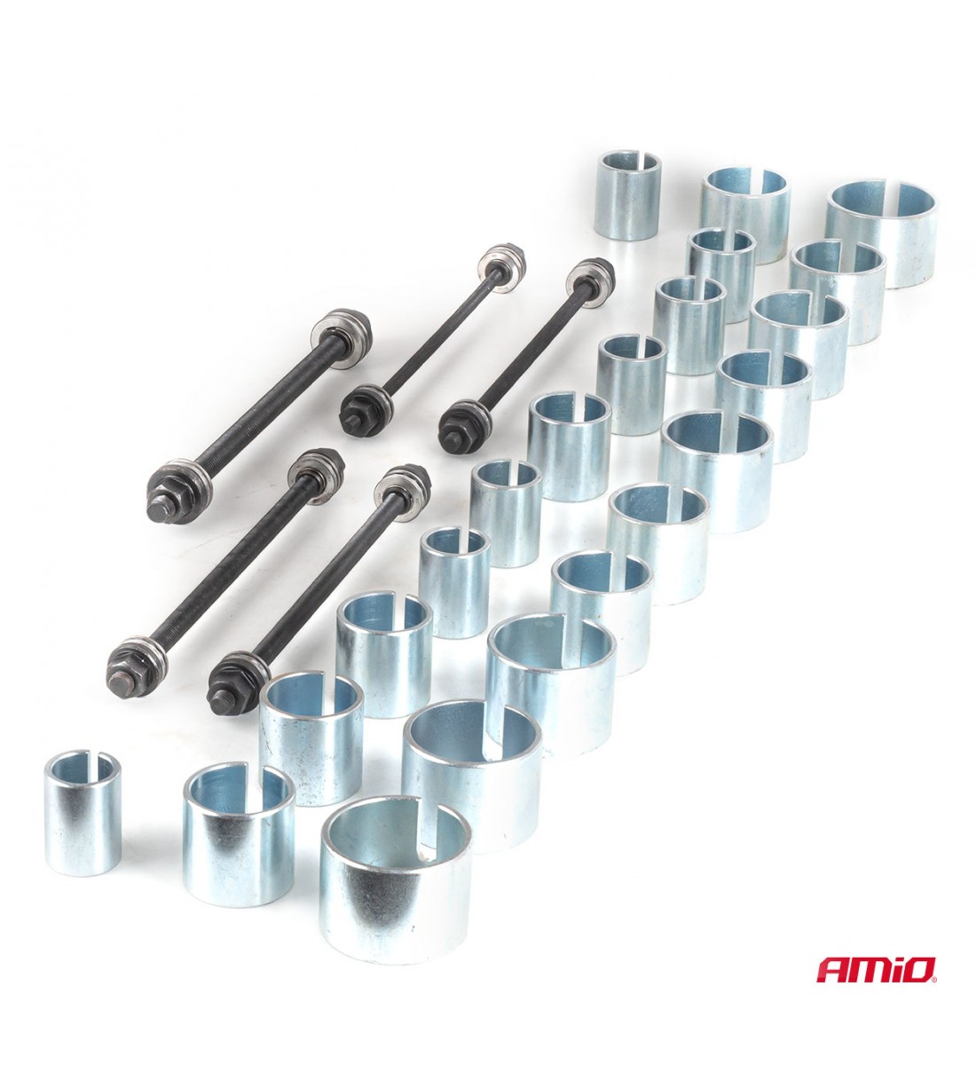 Set extractor bucșe și rulmenți, 27 piese, AMIO-04773