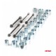 Set extractor bucșe și rulmenți, 27 piese, AMIO-04773