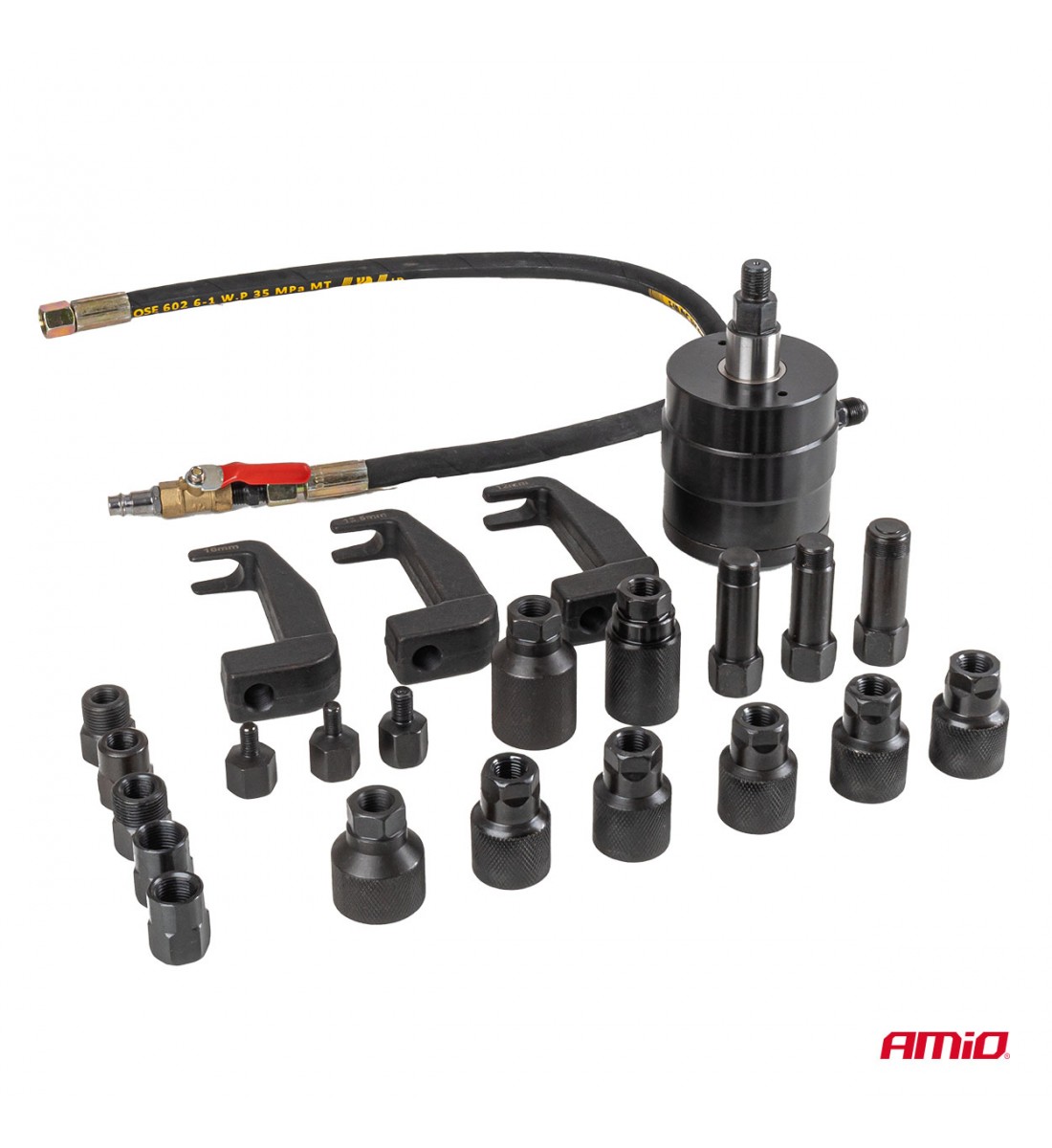 Extractor pneumatic pentru injectoare 24 buc AMIO-04775