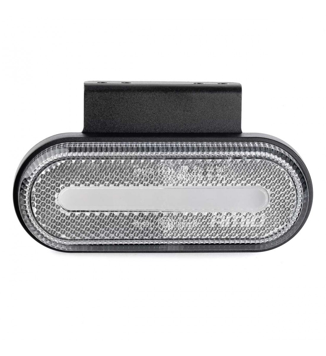 Lampă auto LED OM-01-W ovală albă AMIO-02375