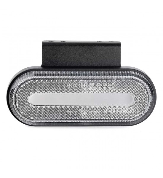 Lampă auto LED OM-01-W ovală albă AMIO-02375