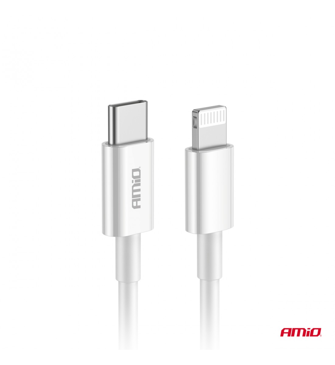 Cablu USB-C la Lightning 20W 100cm FullLINK AMIO-03898 Cablu USB-C la Lightning 20W 100cm FullLINK AMIO-03898