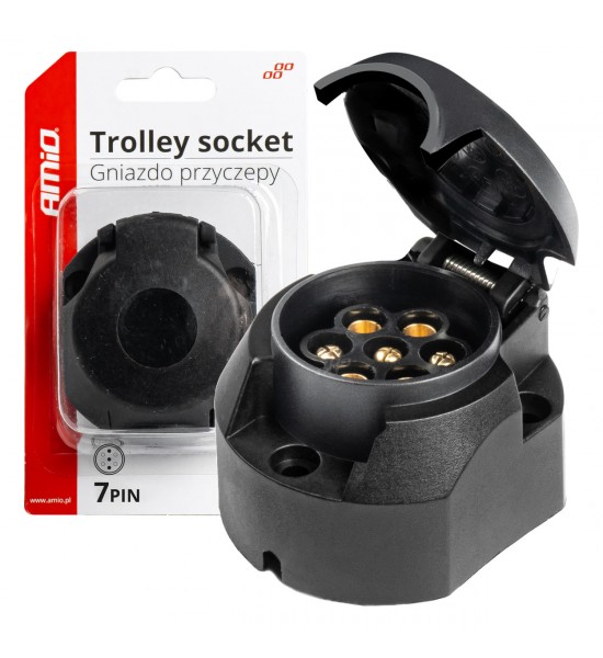 Priza auto 7 pini 12V/24V