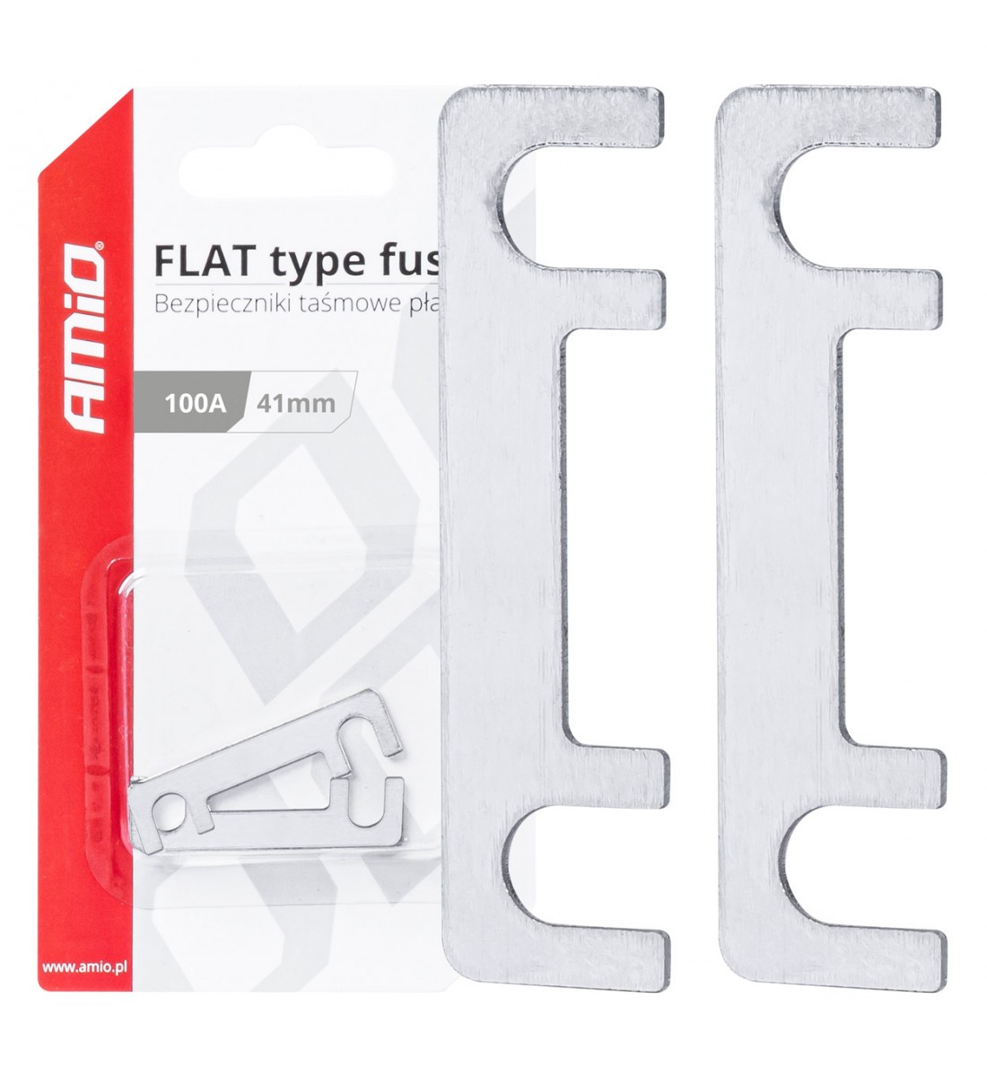 Siguranțe auto tip FLAT 41mm 100A AMIO-03494