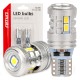 Set Becuri  STANDARD T10 W5W 6x3020 + 1x3030 SMD Alb 12V/24V AMIO-03718