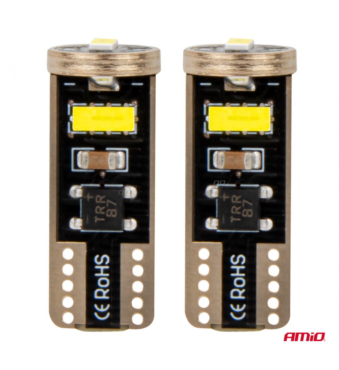 Set becuri auto T10 5W 3X2055 smd ALB ,12/24V CANBUS