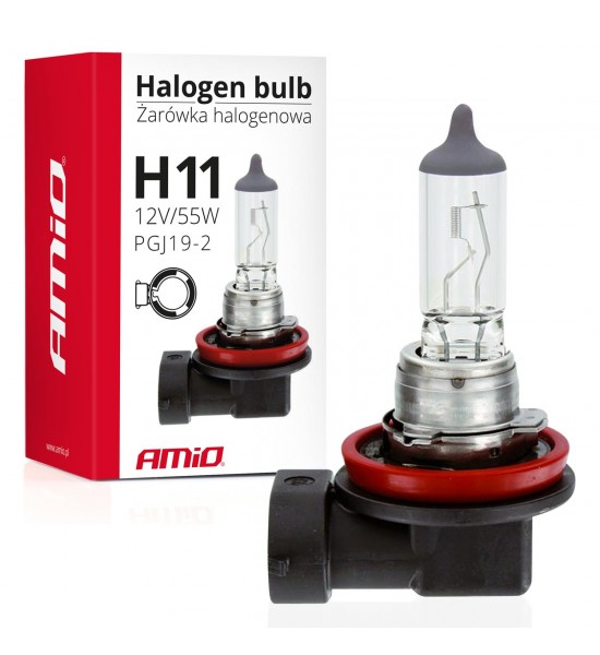 Bec cu halogen H11 12V 55W filtru UV (E8)