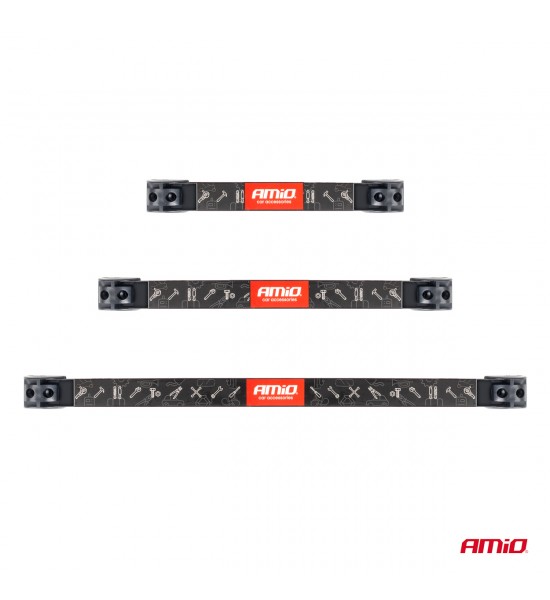 Set suporturi pentru scule benzi magnetice 1x20cm 1x30,5cm 1x46cm AMIO-04263