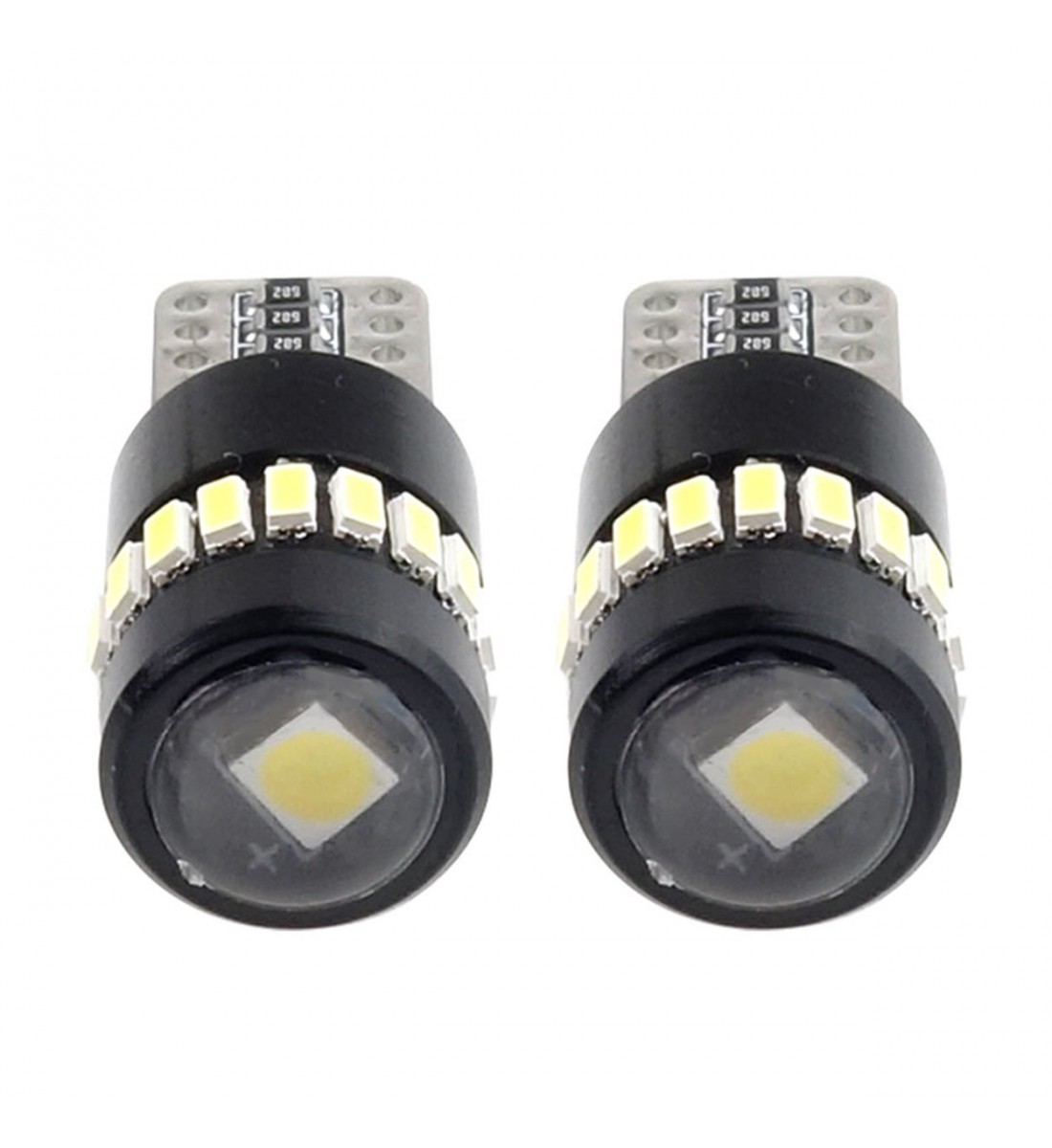 Set becuri CANBUS 18SMD 3014 + 1SMD 1SMD T10 W5W Alb 12V/24V