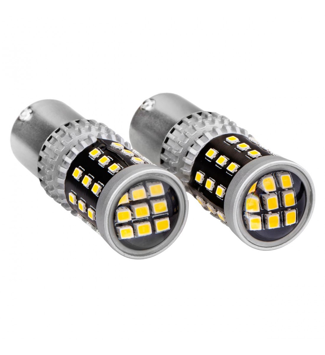 Set becuri CANBUS 2016 39SMD 1157 BAY15D P21/5W Alb 12V 24V AMIO-02800