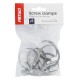 Clemă cu șurub 5 buc 25-40mm/9mm W2 AMIO-04586