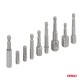Set adaptor șurubelniță cu 9 piese 1/4", 3/8", 1/2" AMIO-04931 Set adaptor șurubelniță cu 9 piese 1/4", 3/8", 1/2" AMIO-04931