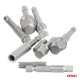 Set adaptor șurubelniță cu 9 piese 1/4", 3/8", 1/2" AMIO-04931 Set adaptor șurubelniță cu 9 piese 1/4", 3/8", 1/2" AMIO-04931