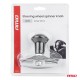 Mâner volan sferic drept, argintiu, AMIO-04975 Mâner volan sferic drept, argintiu, AMIO-04975