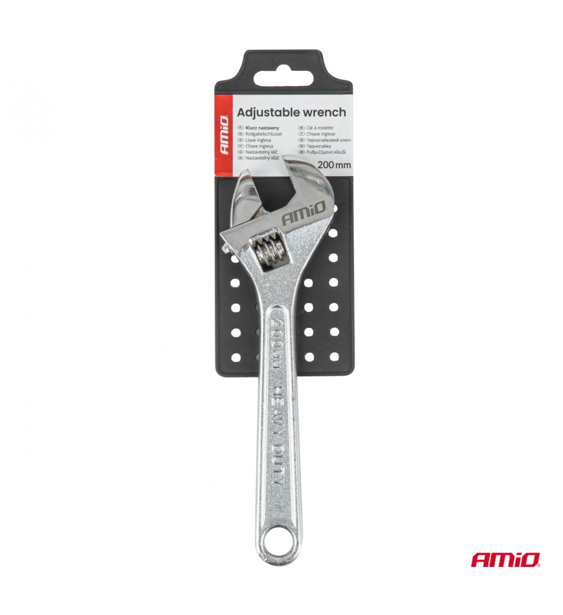 Cheie reglabilă 200mm 8" AMIO-04980 Cheie reglabilă 200mm 8" AMIO-04980