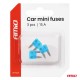 Siguranțe auto mini-lamă, 3 buc., 15A, AMIO-05099 Siguranțe auto mini-lamă, 3 buc., 15A, AMIO-05099