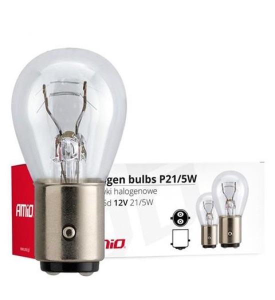 Bec halogen P21/5W BAY15D 12V 21W/5W  (E8) AMIO-01488 