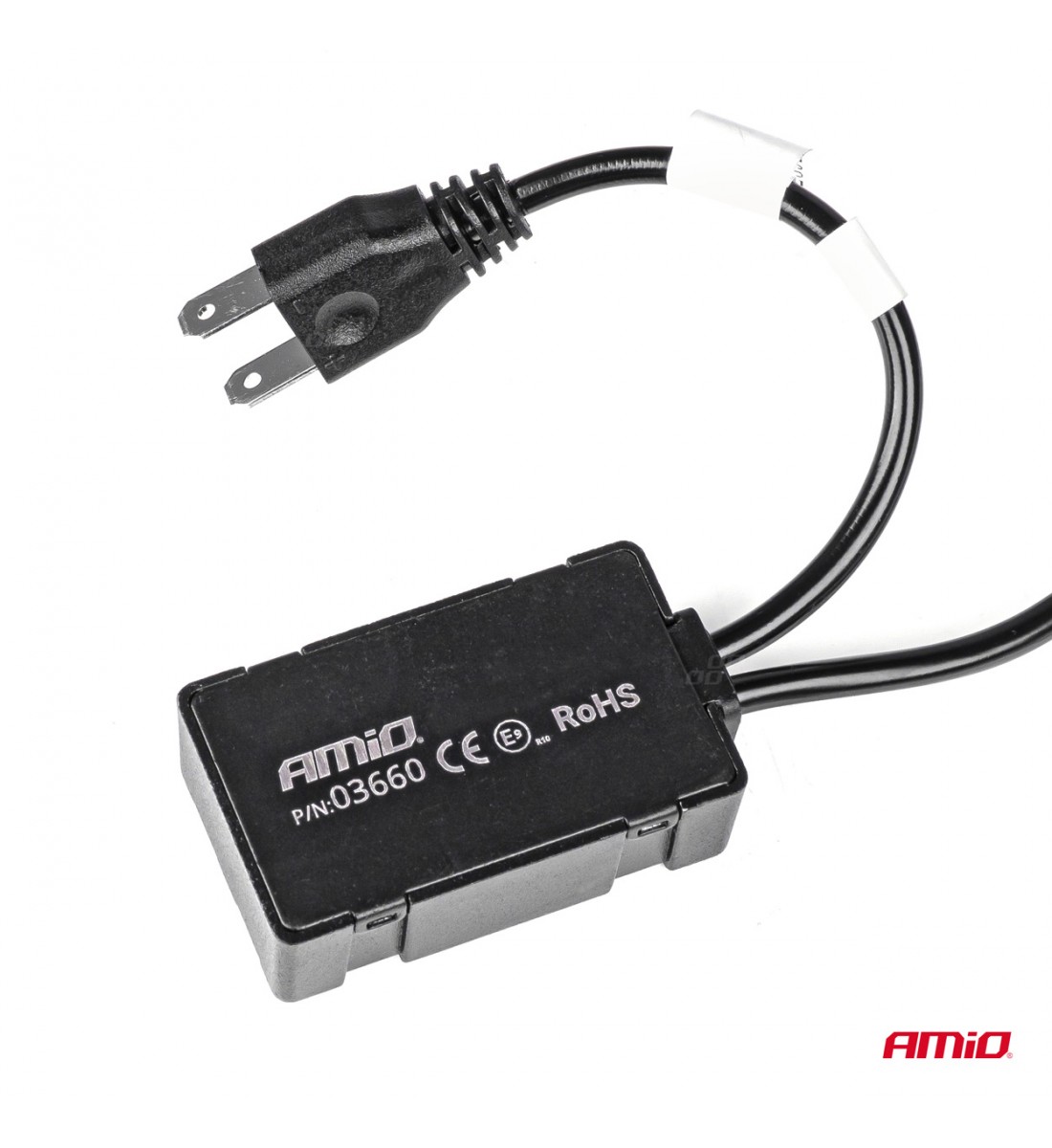 Becuri auto LED seria FLEX+ cu lentilă H7 12V 24V 6000K Canbus AMIO-03660