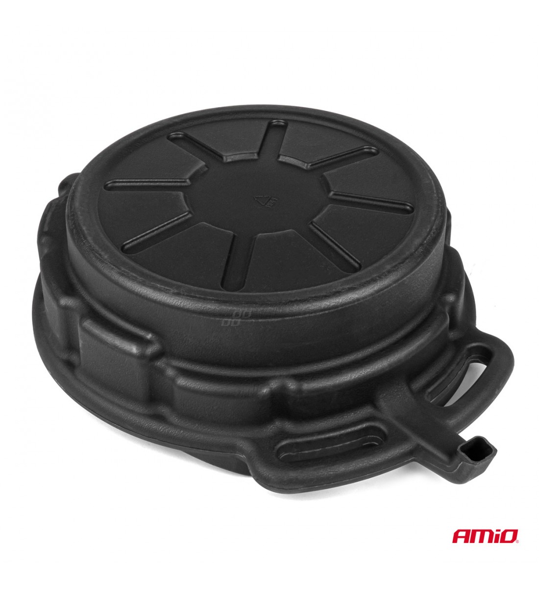 Bol cu ​​pâlnie pentru scurgerea uleiului, lichidelor, scurgător 16L 56cm AMIO-04053