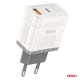 Încărcător de perete cu încărcare rapidă GaN 30W USB-A + USB-C AMIO-04286