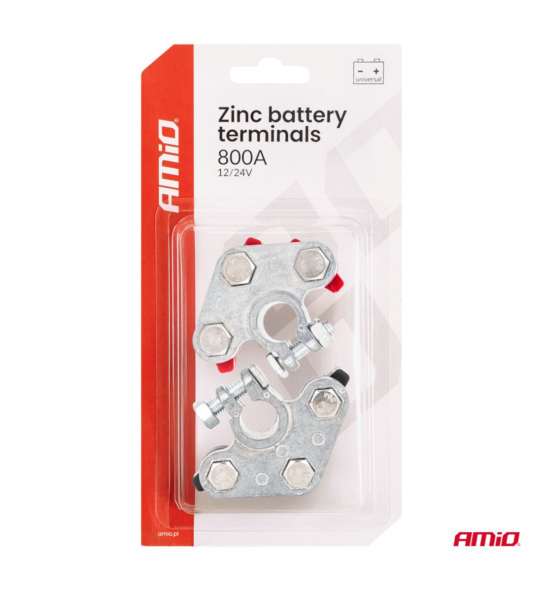 Terminale de baterie galvanizate 800A 2 buc AMIO-04391
