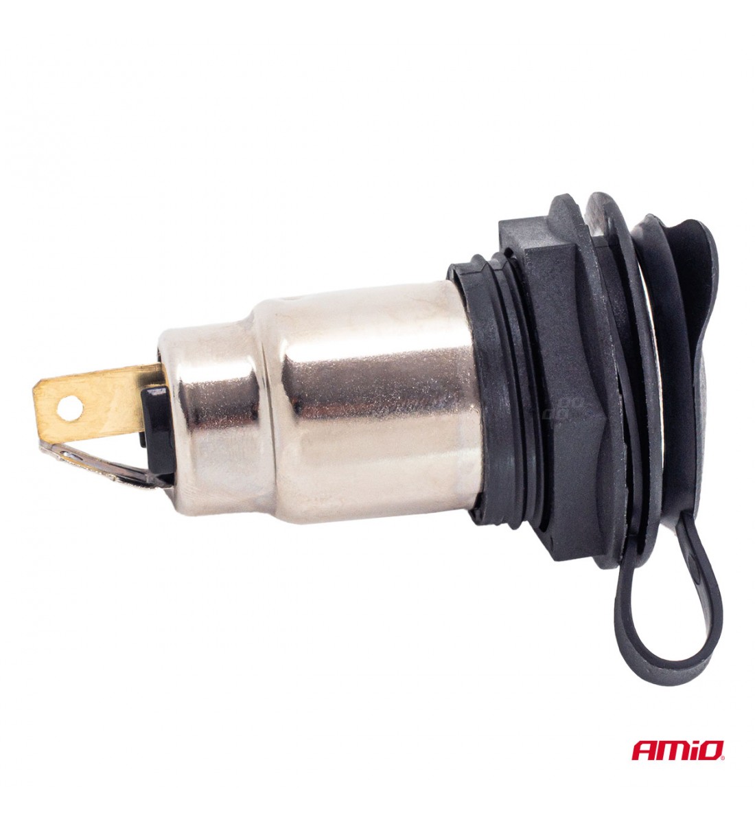 Priză suplimentară cu clapă, cu înșurubare, 250W, 12V, 24V AMIO-04462