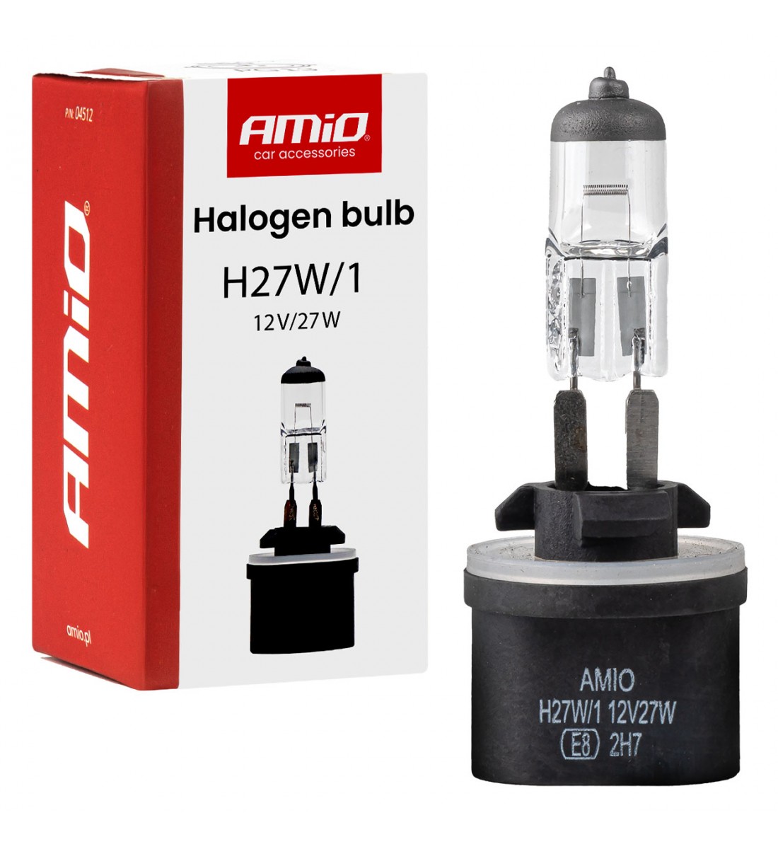 Bec halogen H27W/1 880 12V 27W PG13 AMIO-04512