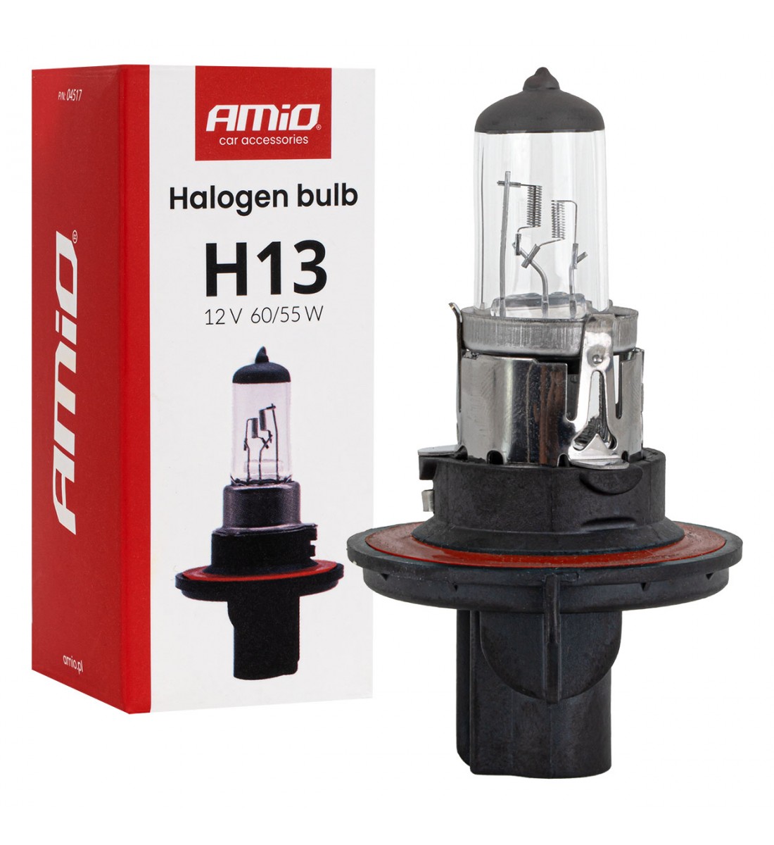 Bec halogen H13 12V 60/55W PJ26.4t AMIO-04517