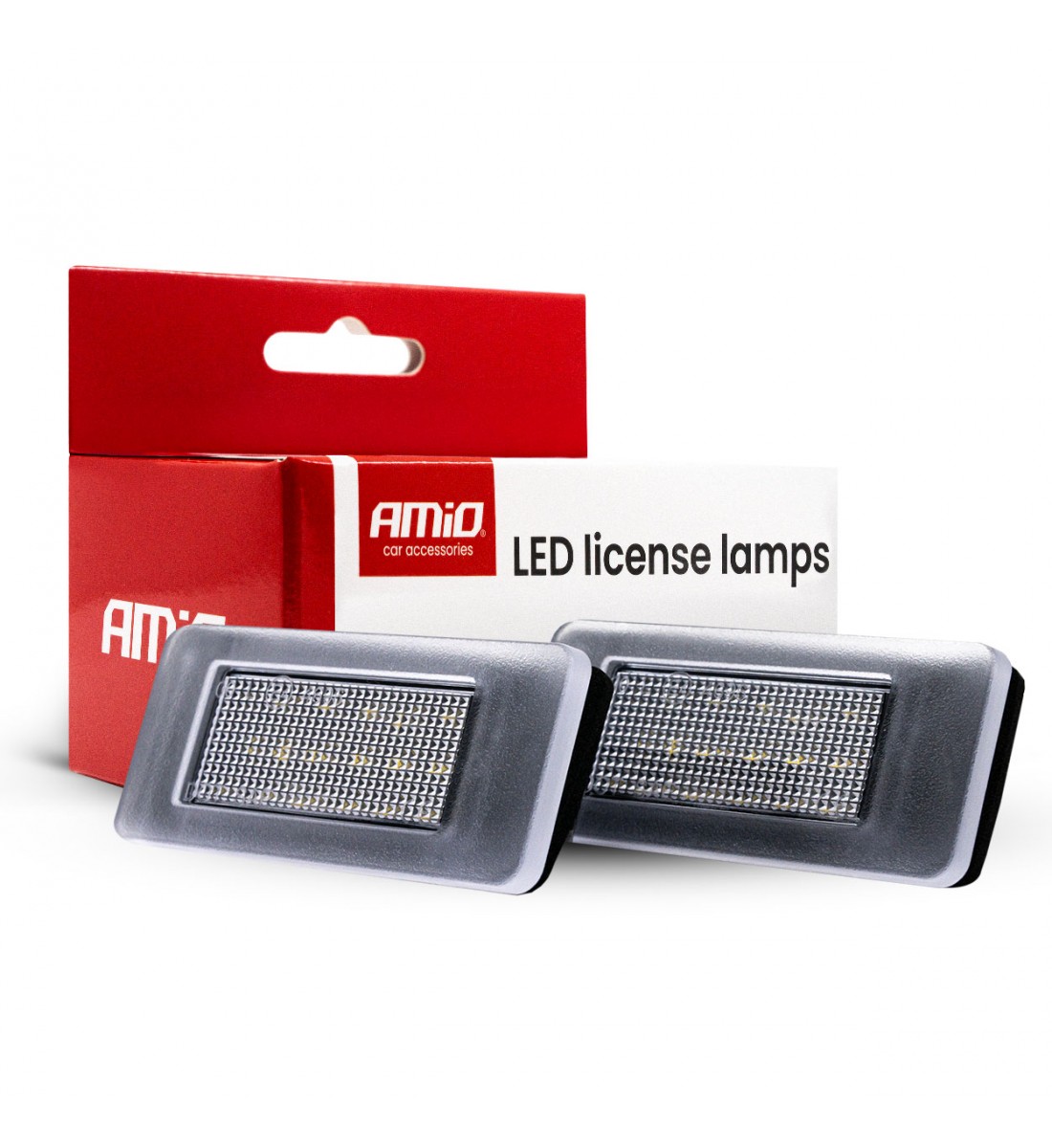 Lămpi cu LED pentru plăcuță de înmatriculare CLP13 CITROËN, PEUGEOT AMIO-04555