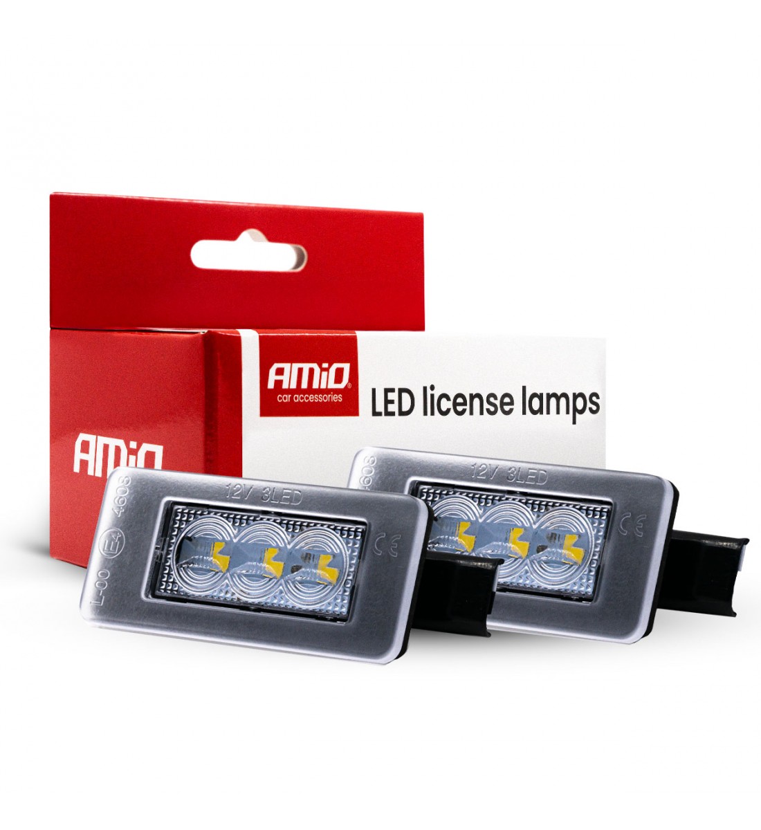 Lampe LED pentru plăcuța de înmatriculare CLP13 HP fumat CITROËN, PEUGEOT AMIO-04556