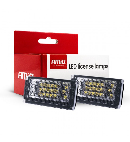 Lampi LED pentru plăcuțe de înmatriculare CLP14 MINI AMIO-04557
