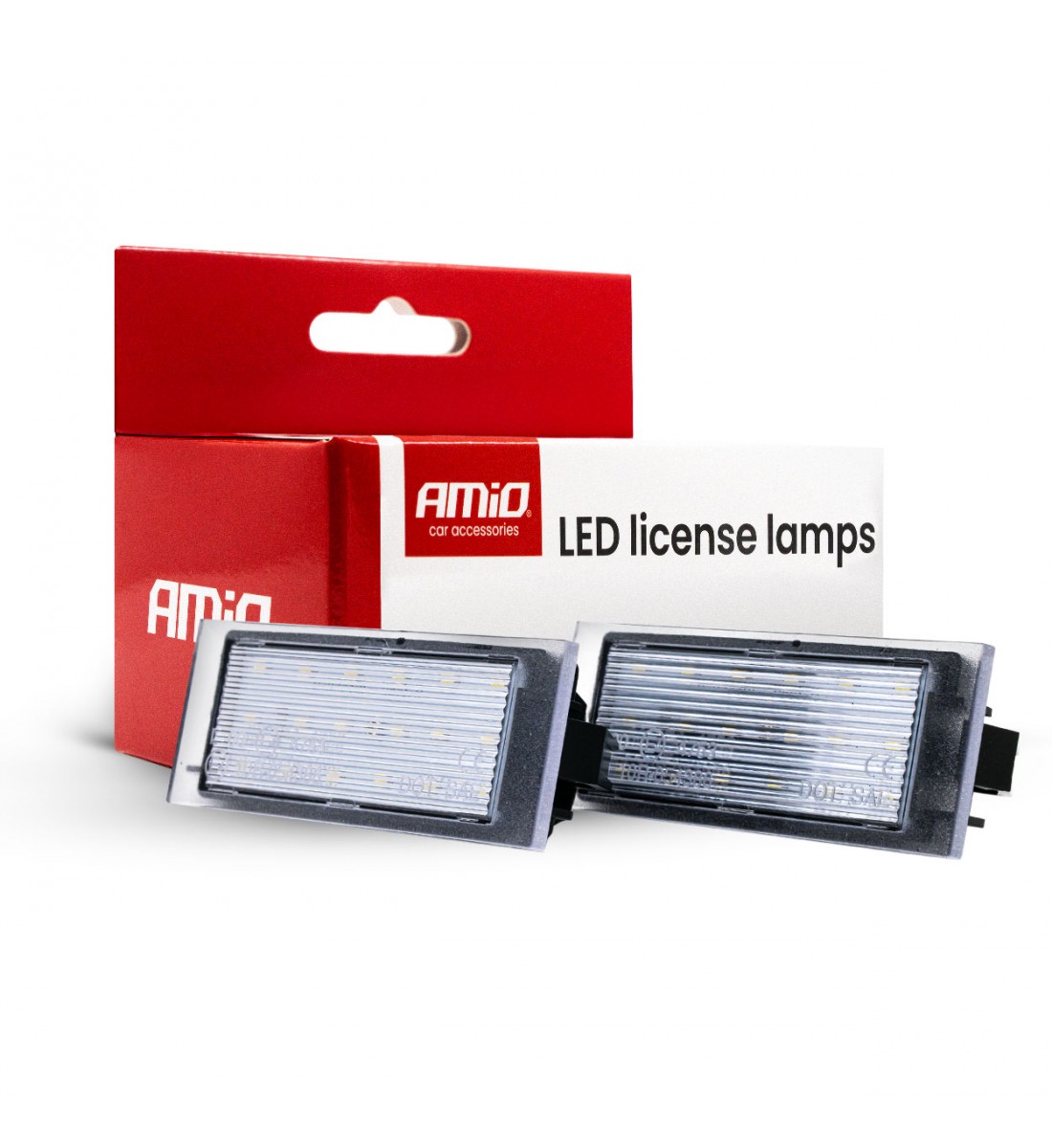 Lampă de înmatriculare CLP23 DACIA, MERCEDES-BENZ, NISSAN, OPEL, RENAULT AMIO-04566