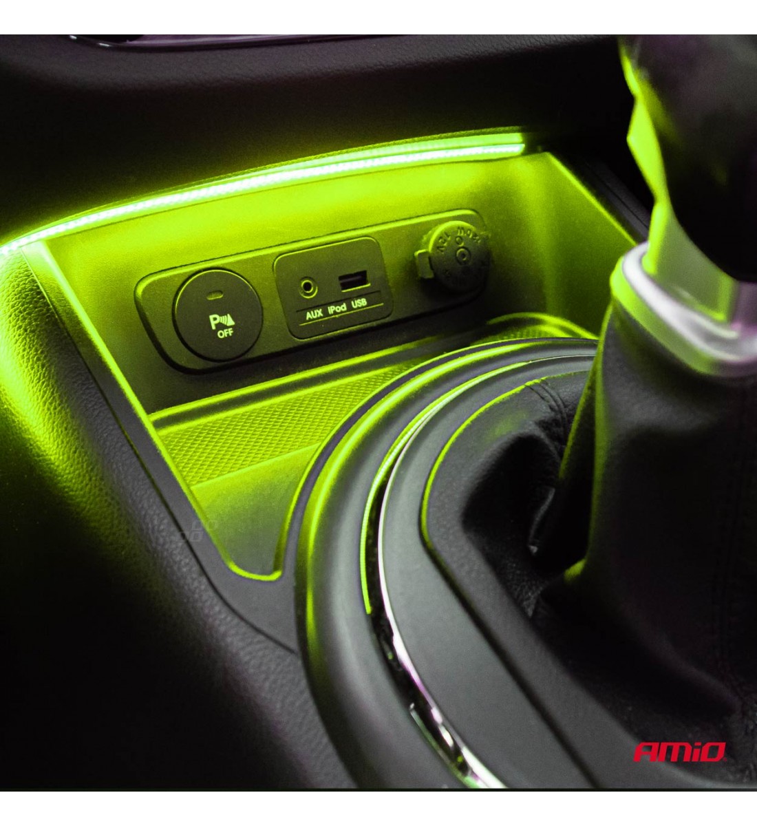 Benzi LED COB flexibile, verzi, 2x30 cm, 12 V, AMIO-04573