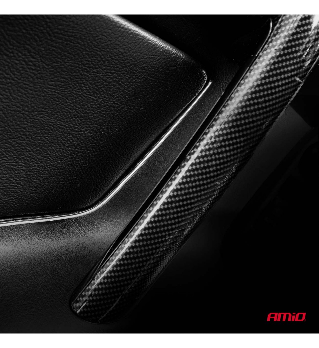 Benzi LED COB pentru laterale auto, albe, 2x30cm, 12V, AMIO-04575