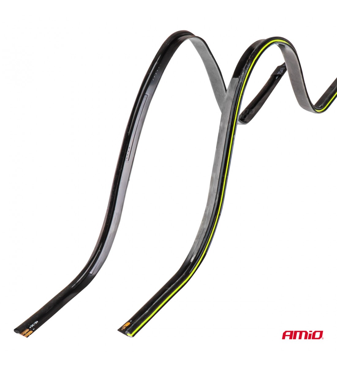 Benzi LED COB pentru lateralul mașinii, verde, 2x30cm, 12V, AMIO-04577