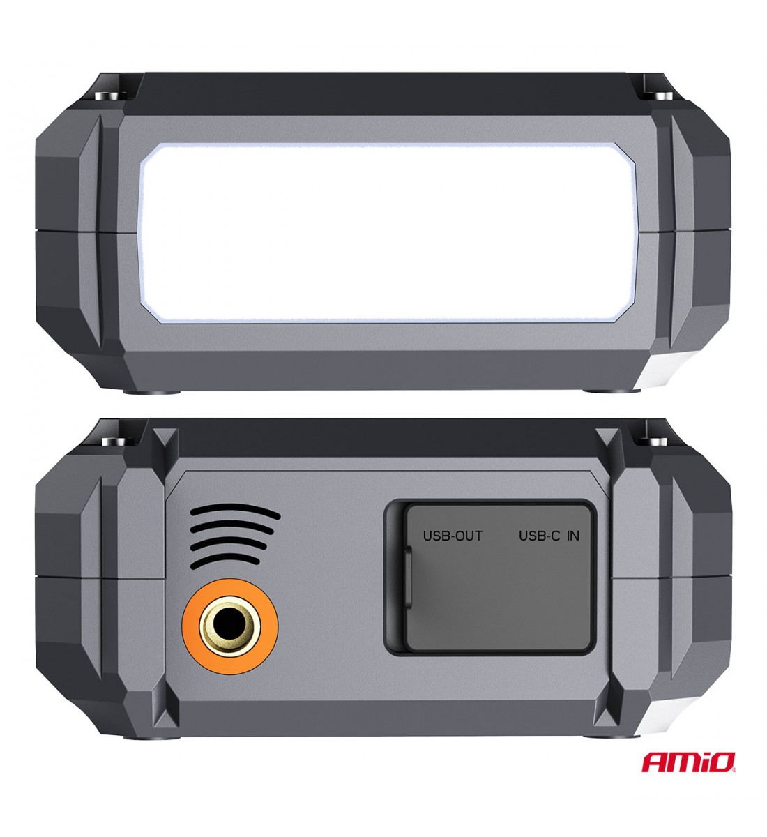 Acumulator portabil 4 în 1 cu LED/Compresor de aer/baterie externă 12 V 7, 2Ah 600 A PRO AMIO-04674