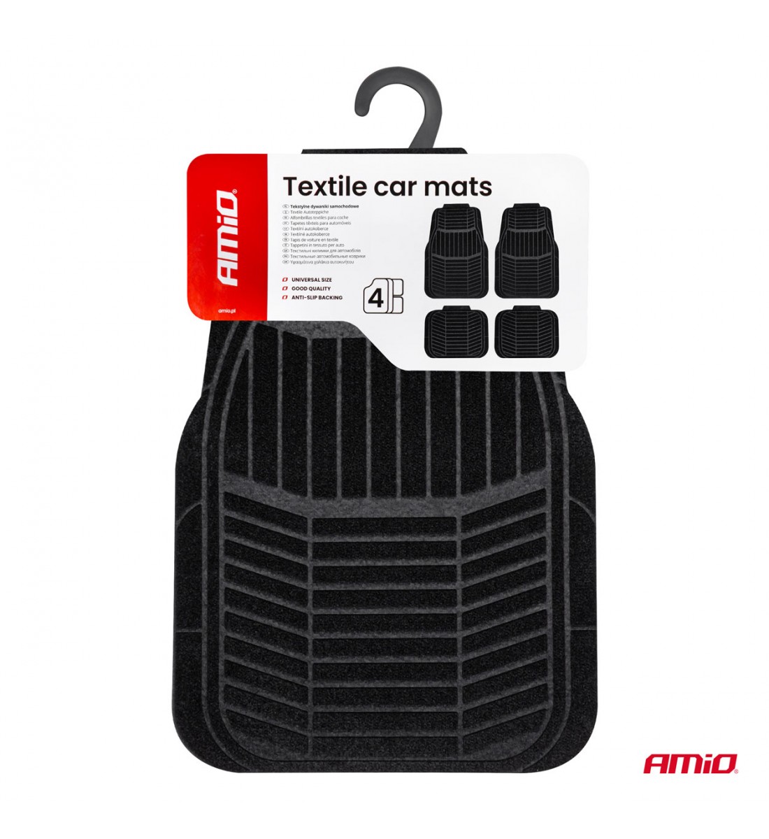 Set covorașe textile universale din catifea TCM-01 AMIO-04695