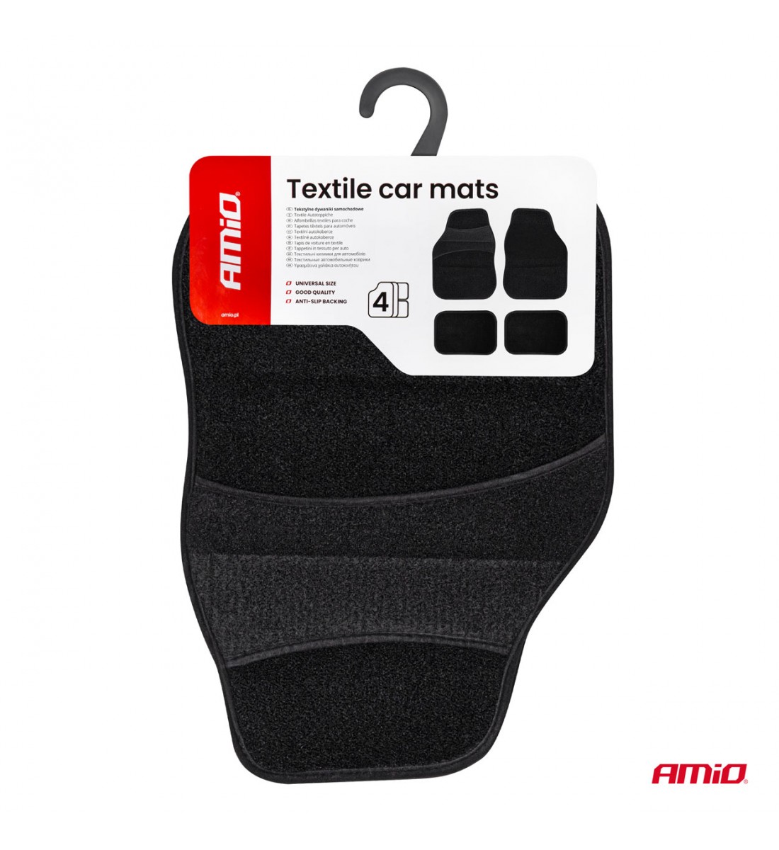 Set covorașe textile universale din velur TCM-02 AMIO-04696