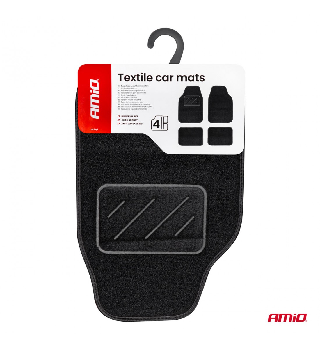 Set covorașe textile universale din velur TCM-05 AMIO-04699