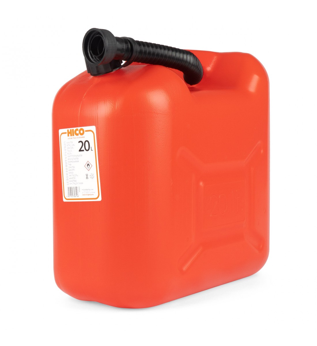 Canistră combustibil, plastic, 20L