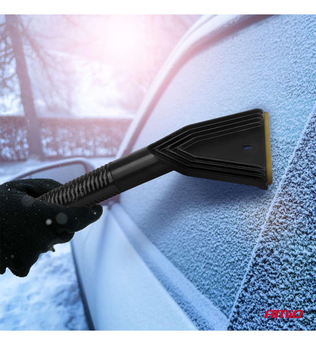 Racletă de zăpadă și gheață din alamă 30 cm