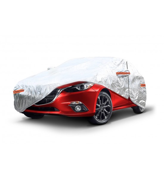 Husa auto cu fermoar argintie , marime XL Husa auto cu fermoar argintie , marime XL