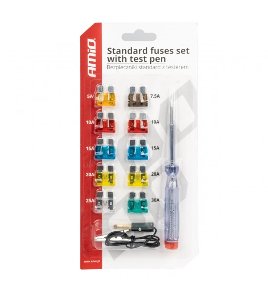 Set sigurante auto cu pix de testare