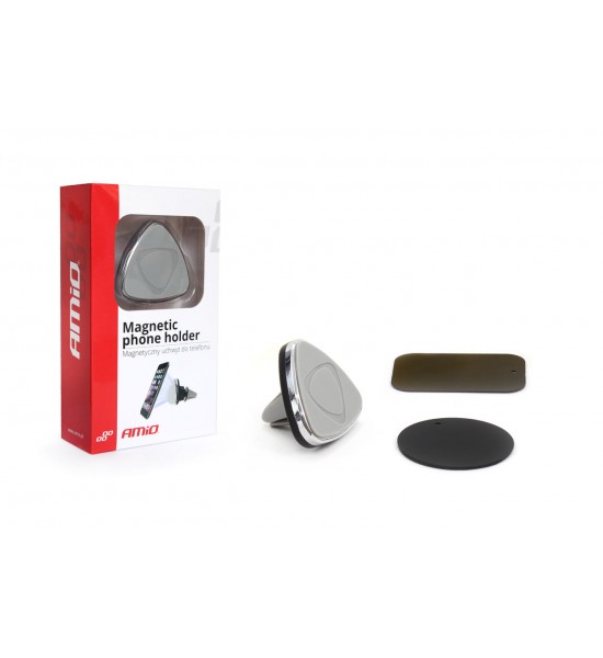 Suport Magnetic pentru Telefon - Grilă Ventilație HOLD-01 AMIO-01043 Suport Magnetic pentru Telefon - Grilă Ventilație HOLD-01 AMIO-01043