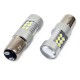 Set 2 Becuri CANBUS 3030 24SMD 1157 BAY15D P21/5W Alb 12V 24V AMIO-01438